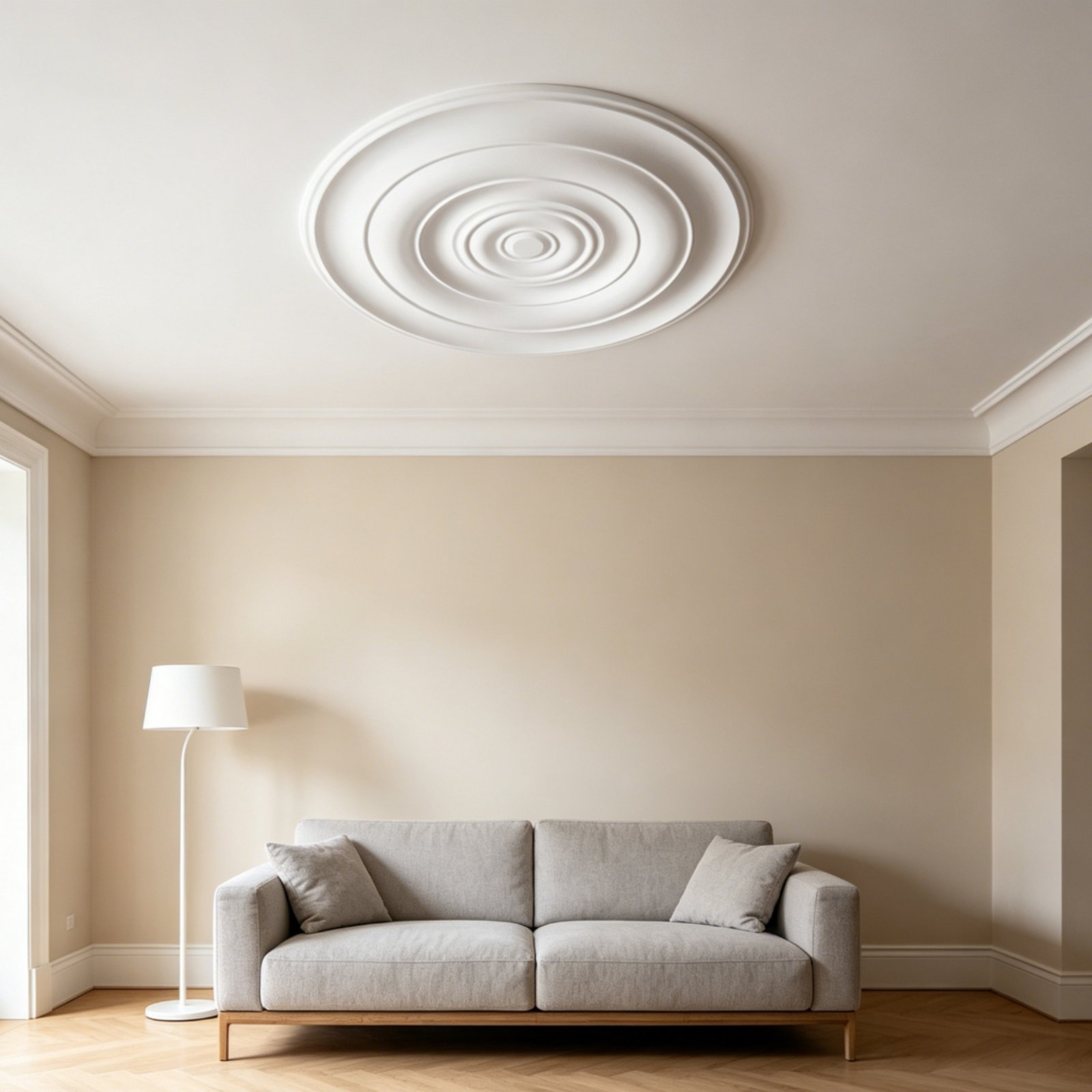 Lighting Decorative - Round Ceiling Medallion European Design PU