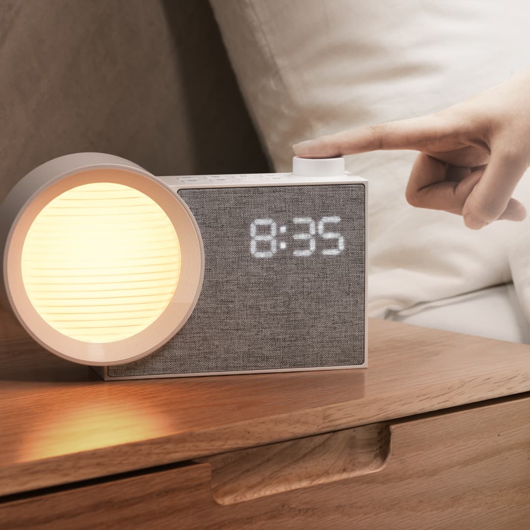 Lighting Decor For Room - WILIT LED Night Light Alarm Clock