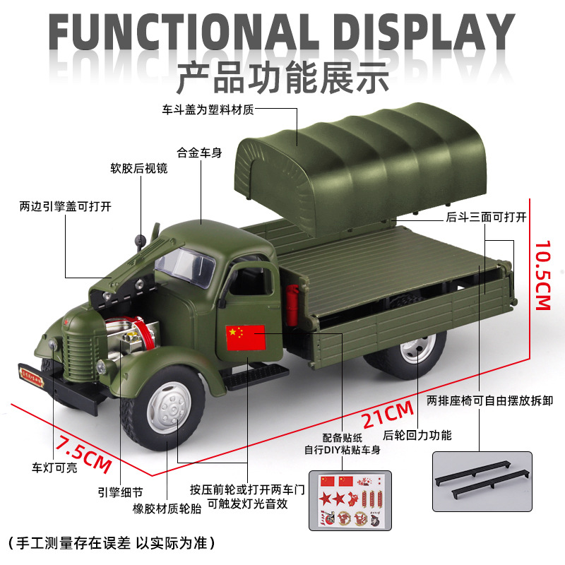 1/24 Retro CA10 Military Car A - đánh giá và giá Decor Lighting Returns