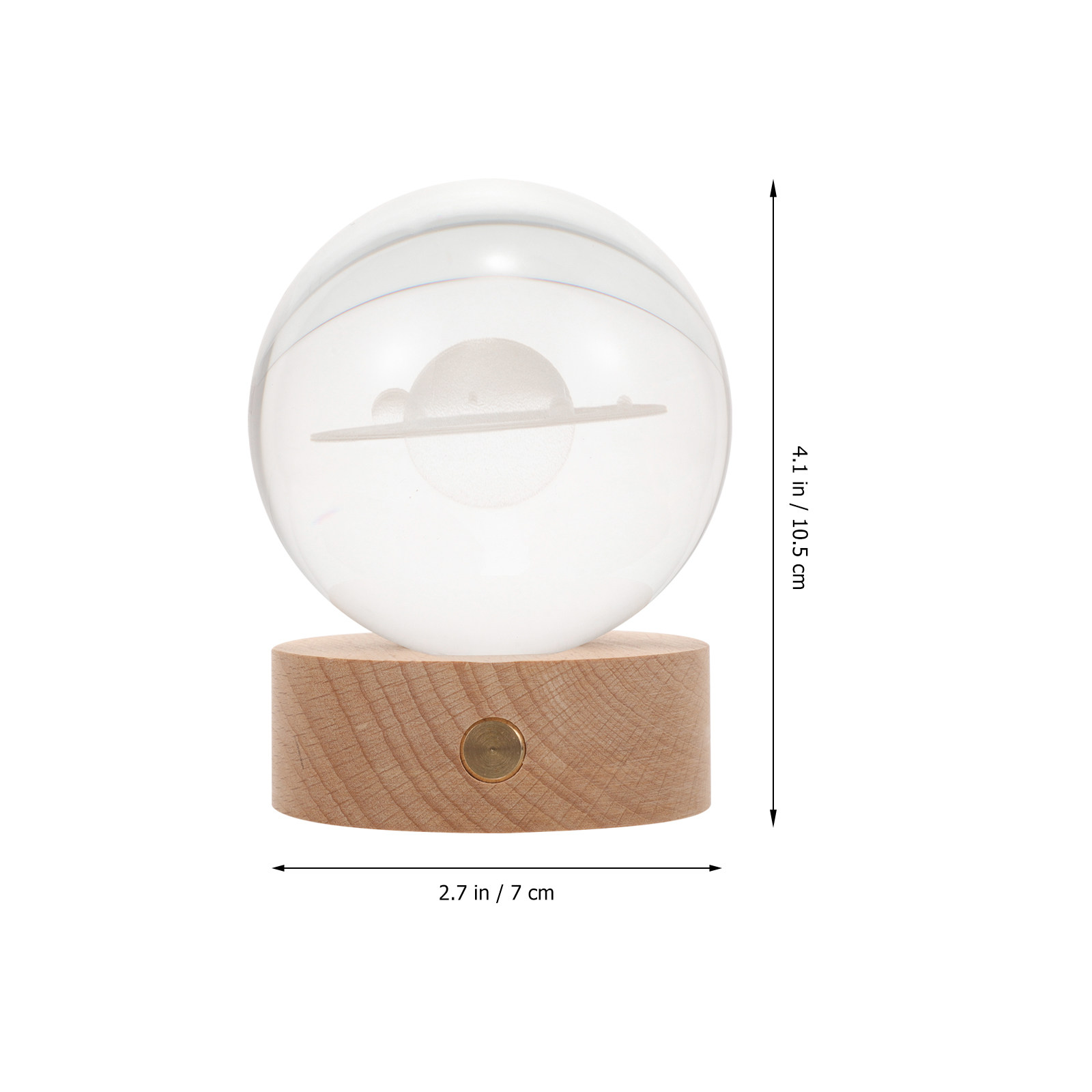 Crystal Ball Night Lamp 3D Sat - đánh giá và giá Bedroom Lighting Decor Ideas