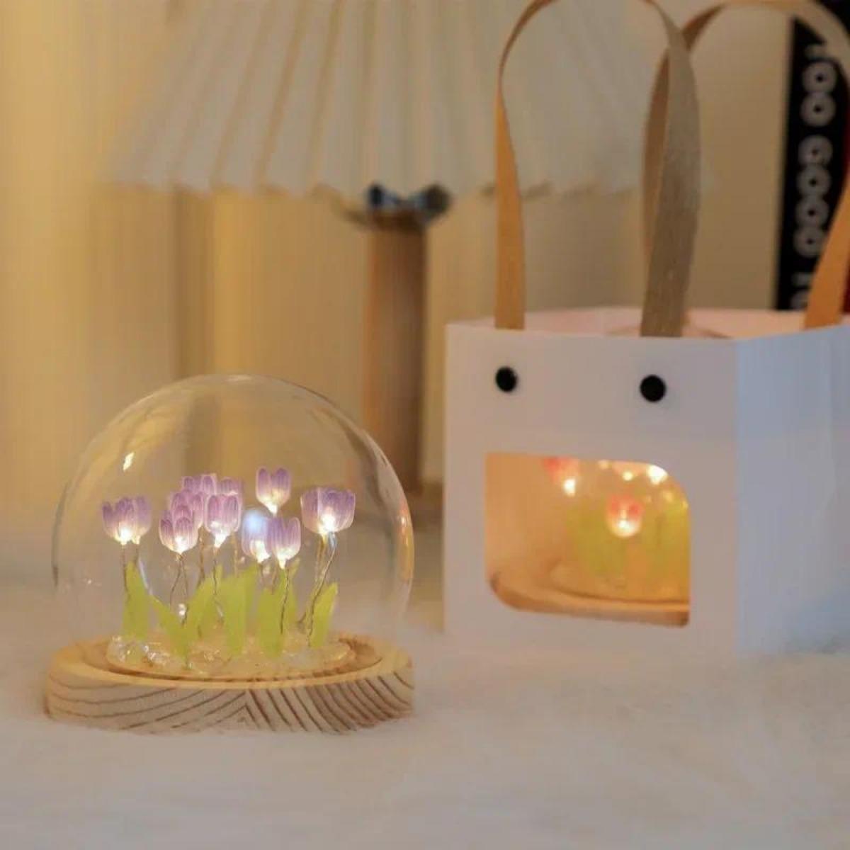 1 PC Handmade Tulip Night Ligh - đánh giá và giá Bedroom Lighting Decor Ideas