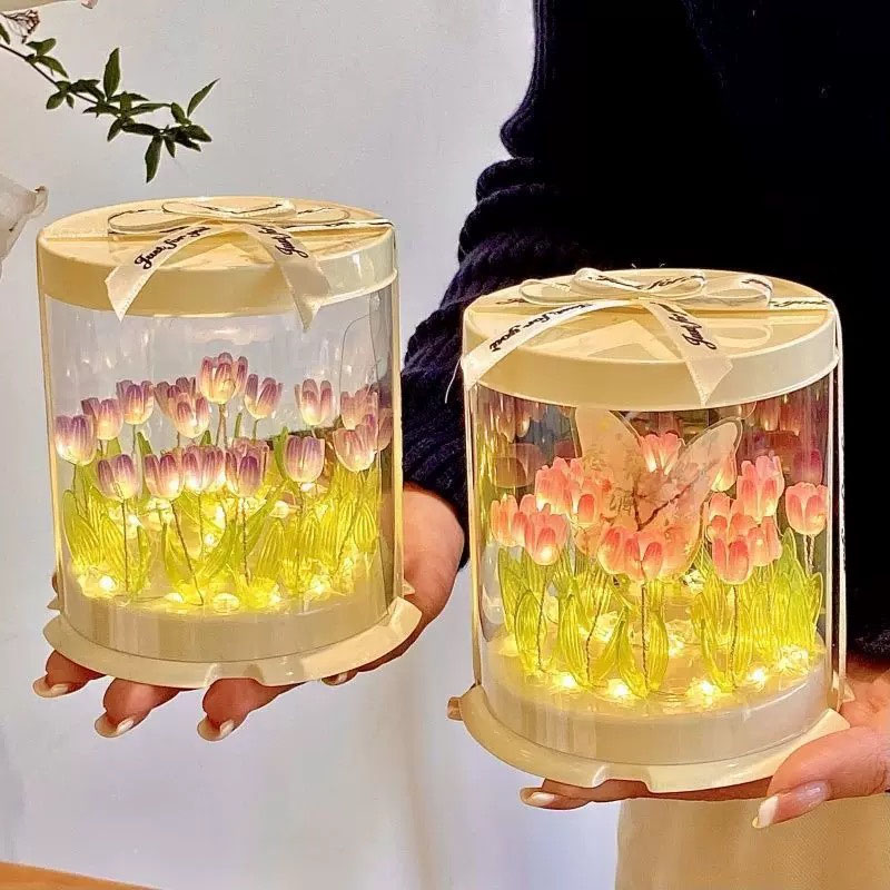 DIY Tulip Lamp Simulation Flow - đánh giá và giá Decor Lighting Table Lamps