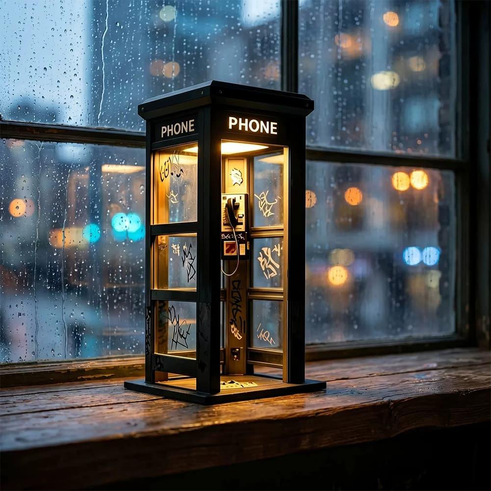 Retro Graffiti Phone Booth Tab - đánh giá và giá Decor Lighting Table Lamps