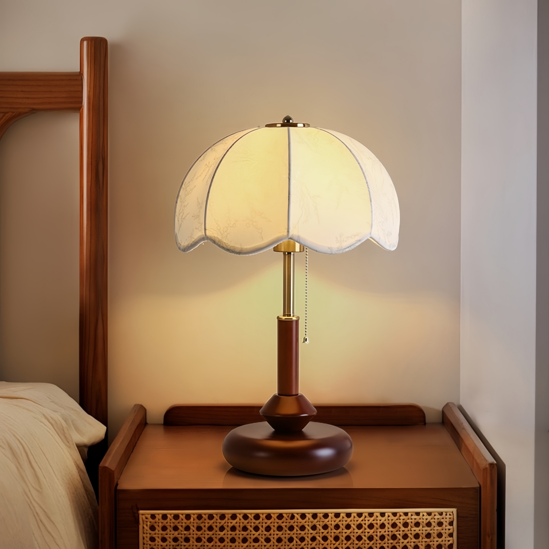 Vintage Scalloped Dome Table L - đánh giá và giá Lighting Decor For Room