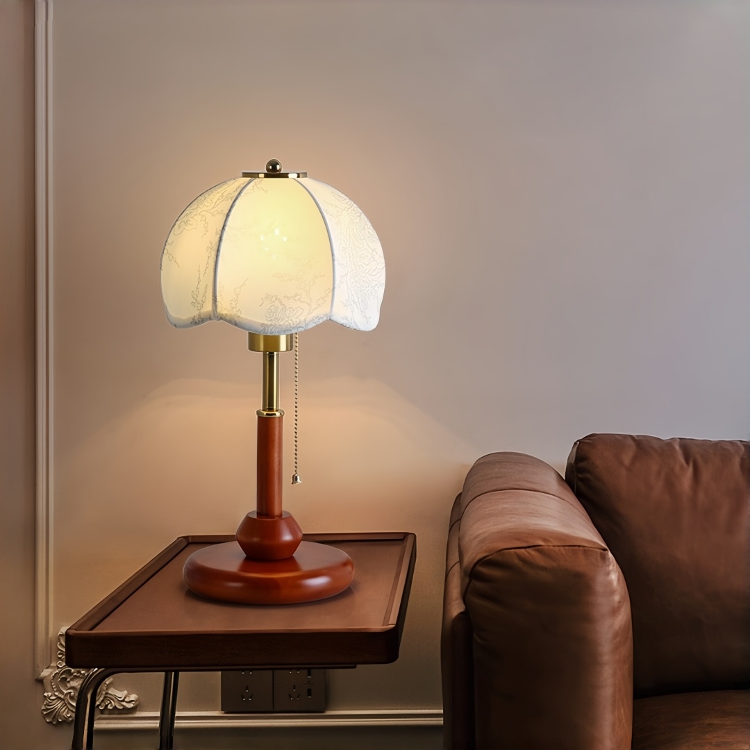 Vintage Scalloped Dome Table L - đánh giá và giá Lighting Decor For Room