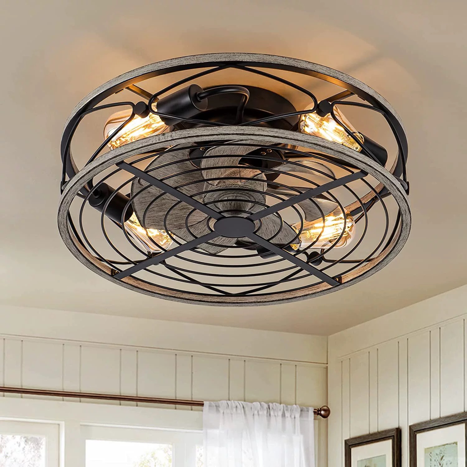 Smart Ceiling Fan Fans With Li - đánh giá và giá Decor Lighting Fans