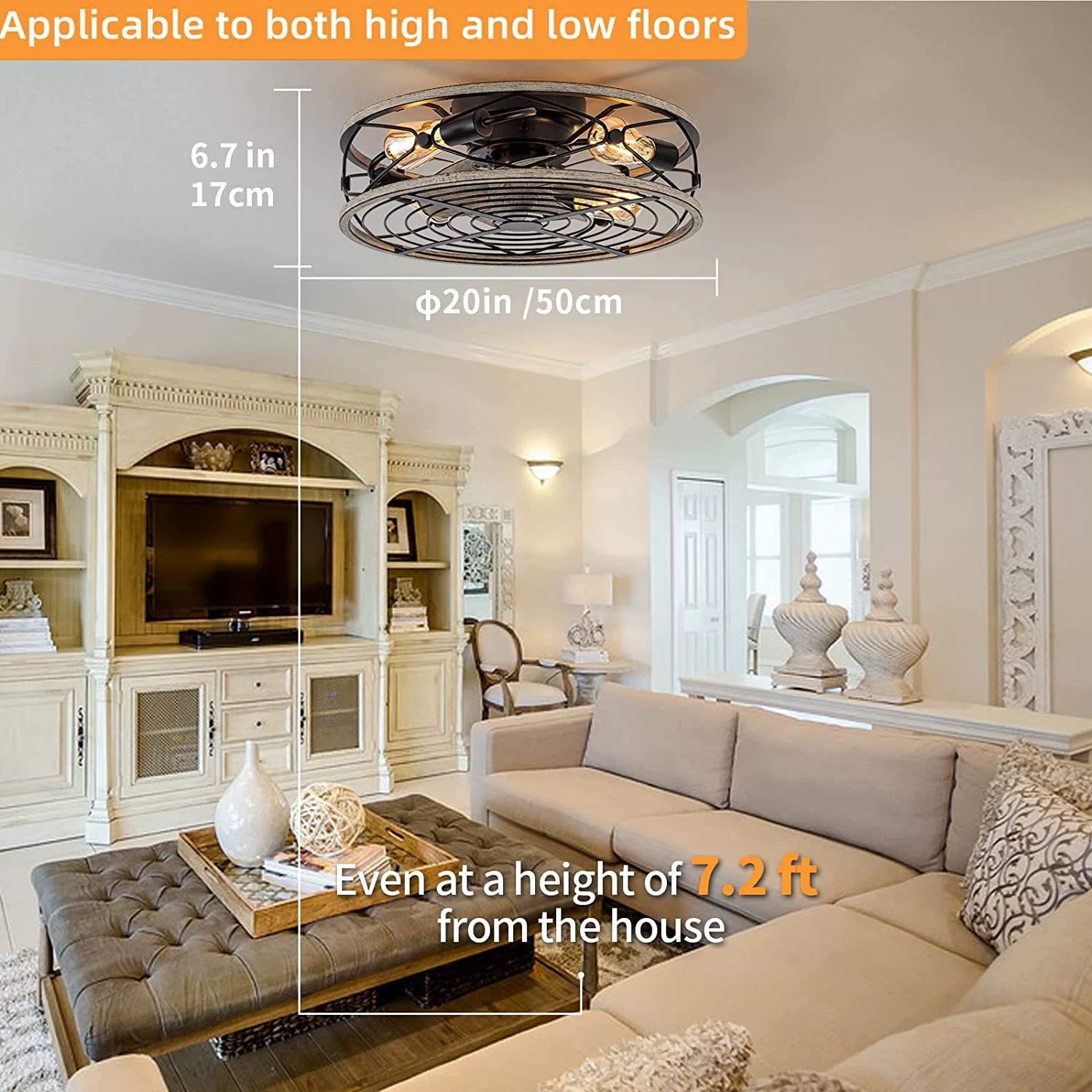 Smart Ceiling Fan Fans With Li - đánh giá và giá Decor Lighting Fans