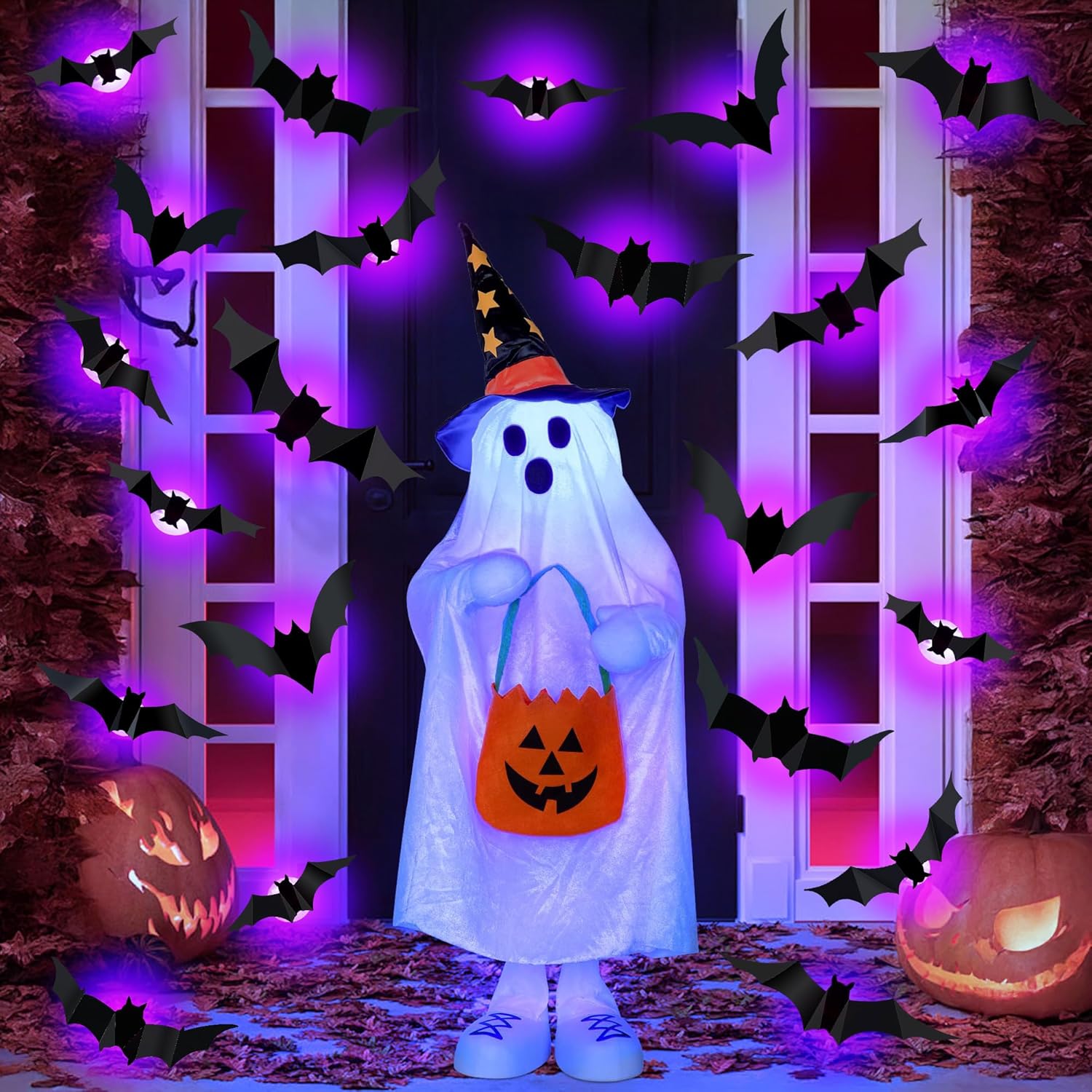 Halloween LED Bats Spider Deco - đánh giá và giá Outdoor Lighting Wedding Decor