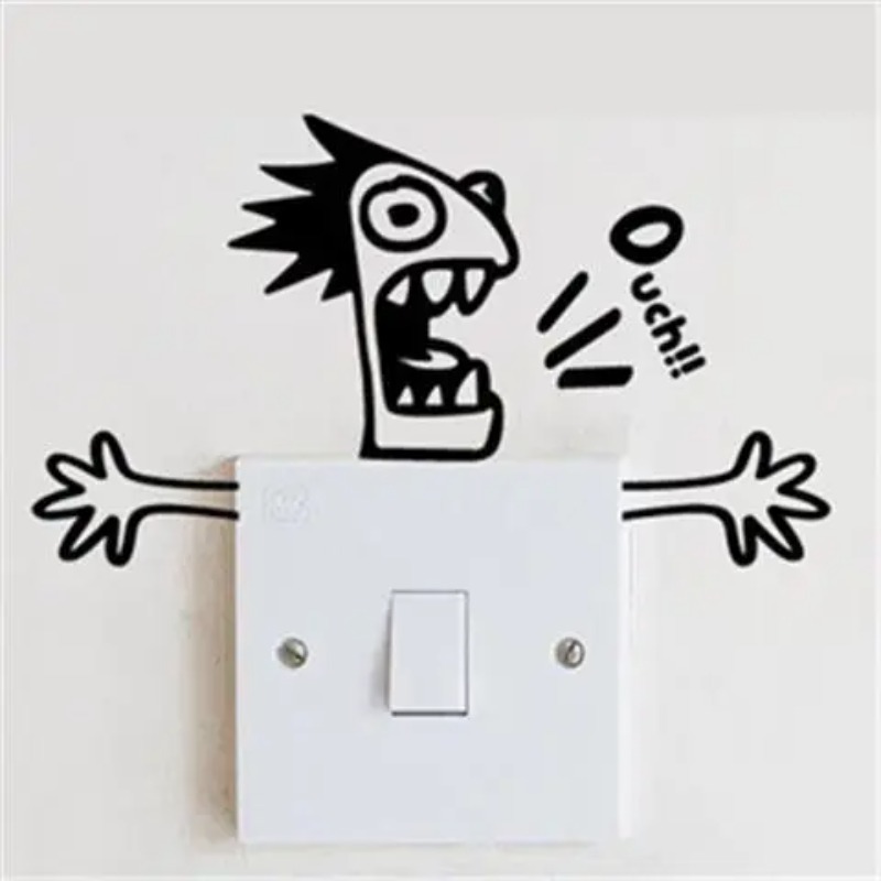 Funny Shock Monster Metal Swit - đánh giá và giá Lighting Metal Wall Decor