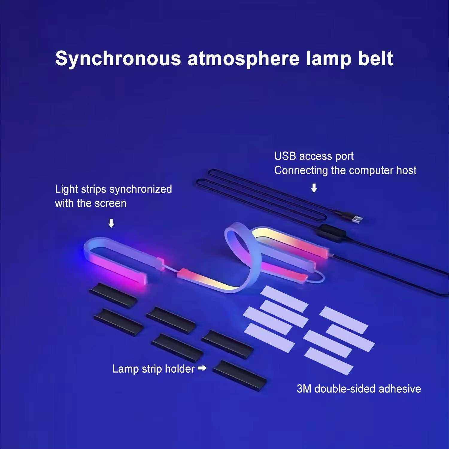 RGB Gaming Lights Strip Monito - đánh giá và giá Ambient Led Strip