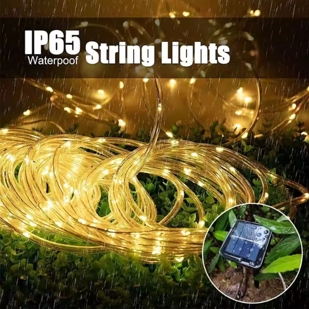 Solar Outdoor LED Tube Rope Ga - đánh giá và giá Outdoor Lighting Wedding Decor