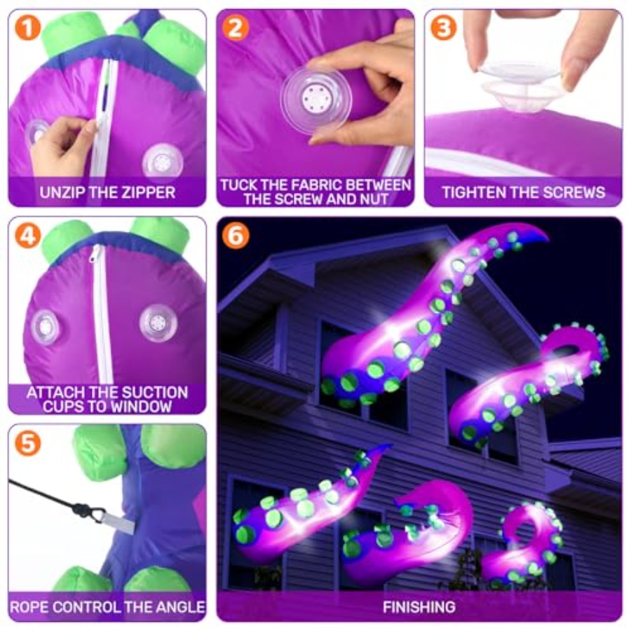 Halloween window decoration ou - đánh giá và giá Outdoor Lighting Wedding Decor