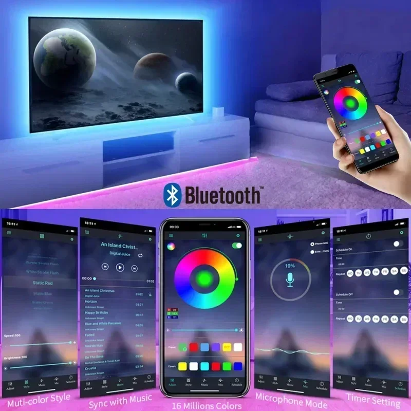 Smart RGB LED Gaming Light Str - đánh giá và giá Ambient Led Strip