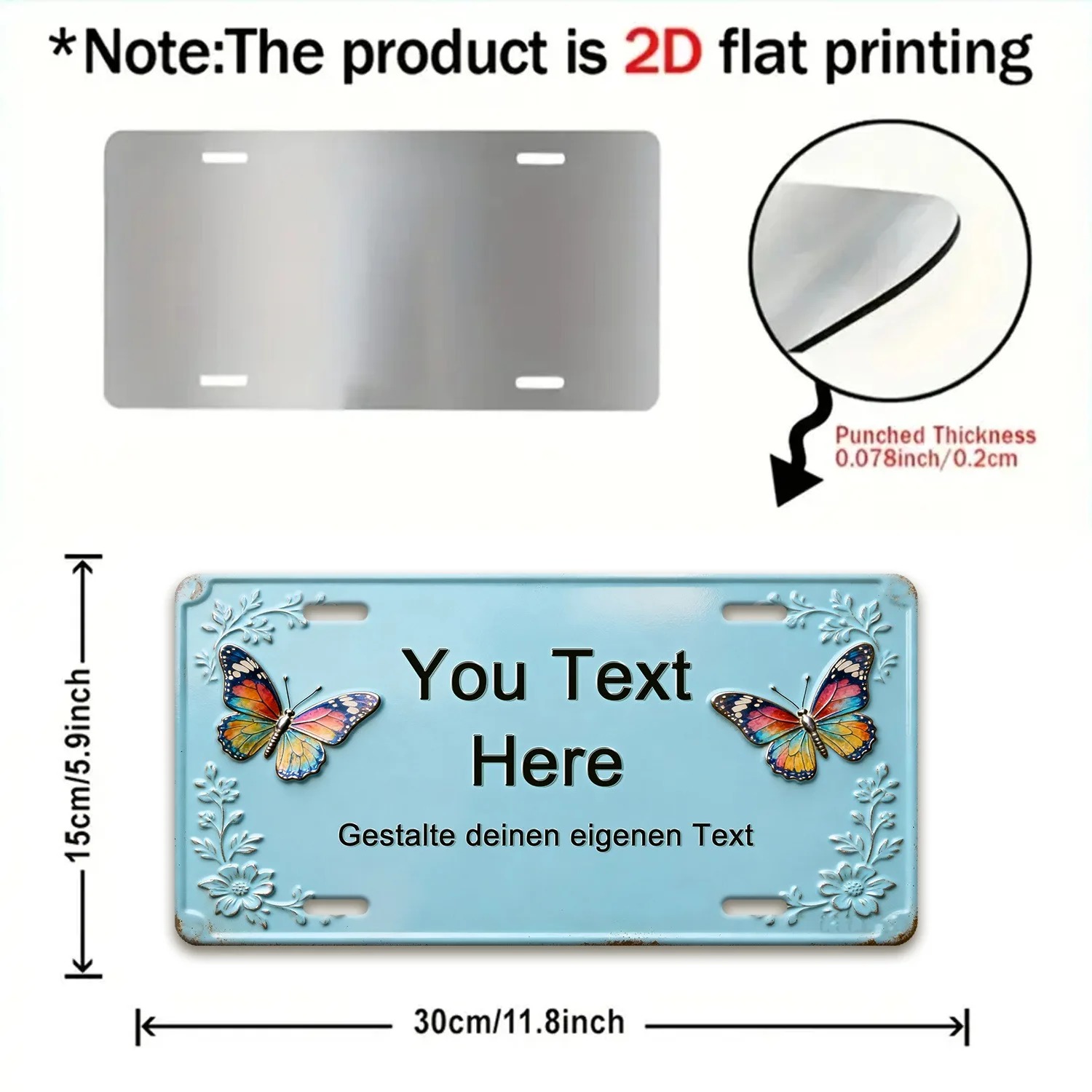 15×30CM Aluminum Plaque Light  - đánh giá và giá Lighting Metal Wall Decor