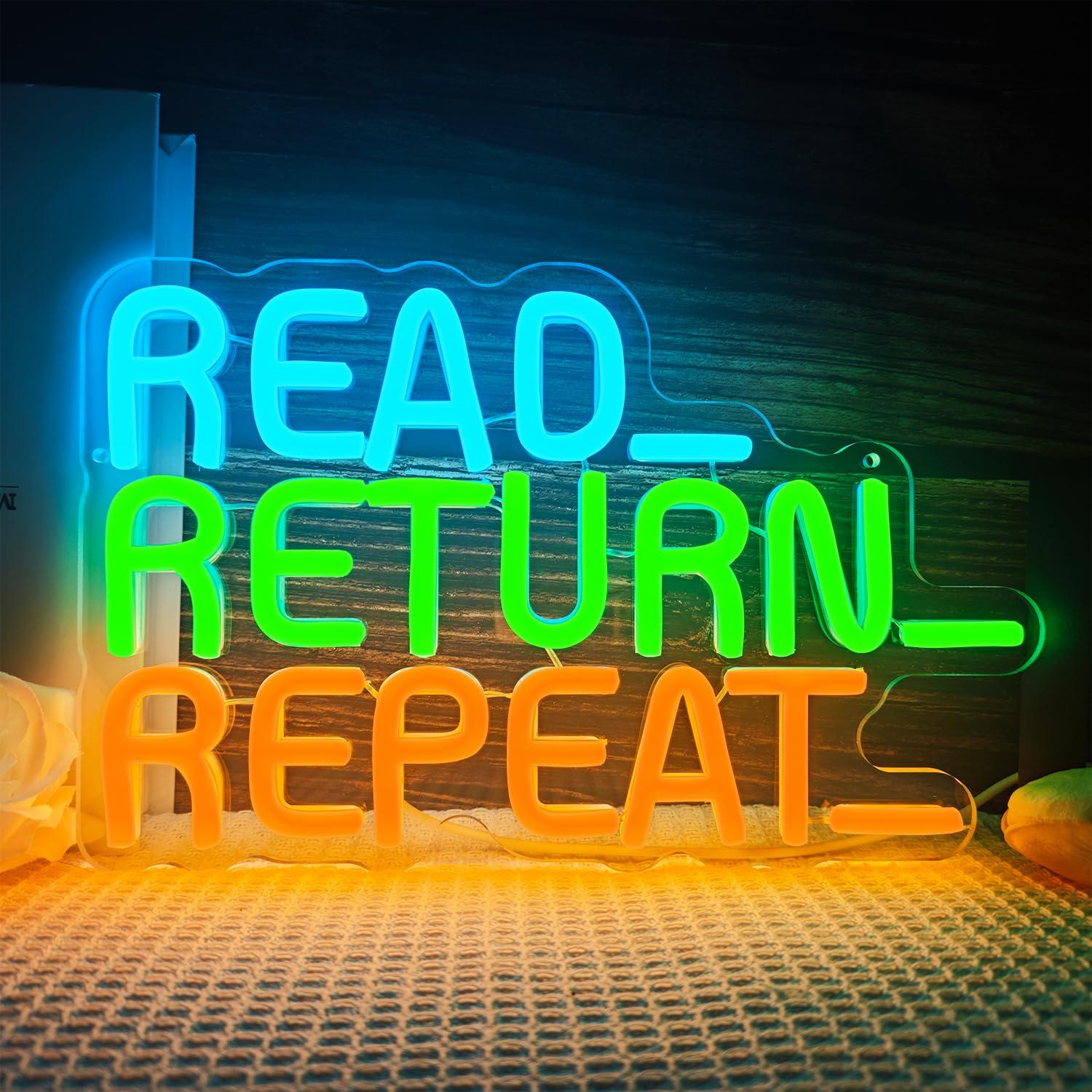 Read Return Repeat Neon Sign U - đánh giá và giá Decor Lighting Returns