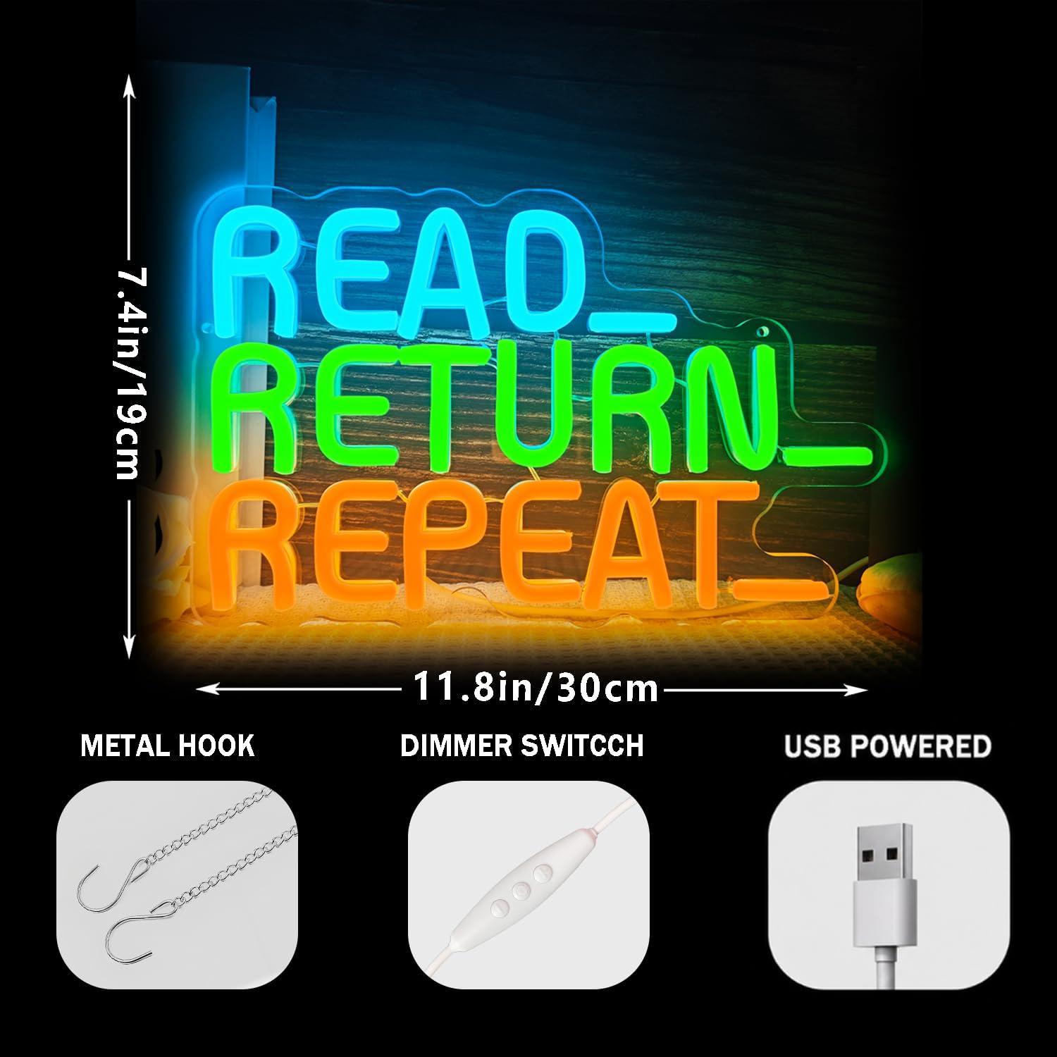Read Return Repeat Neon Sign U - đánh giá và giá Decor Lighting Returns