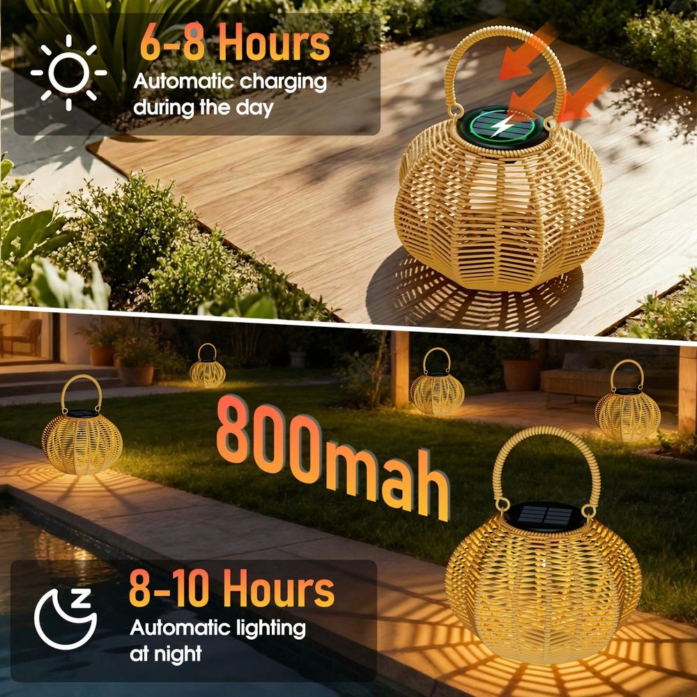 Rattan Solar Ambient Light For - đánh giá và giá Outdoor Lighting Wedding Decor