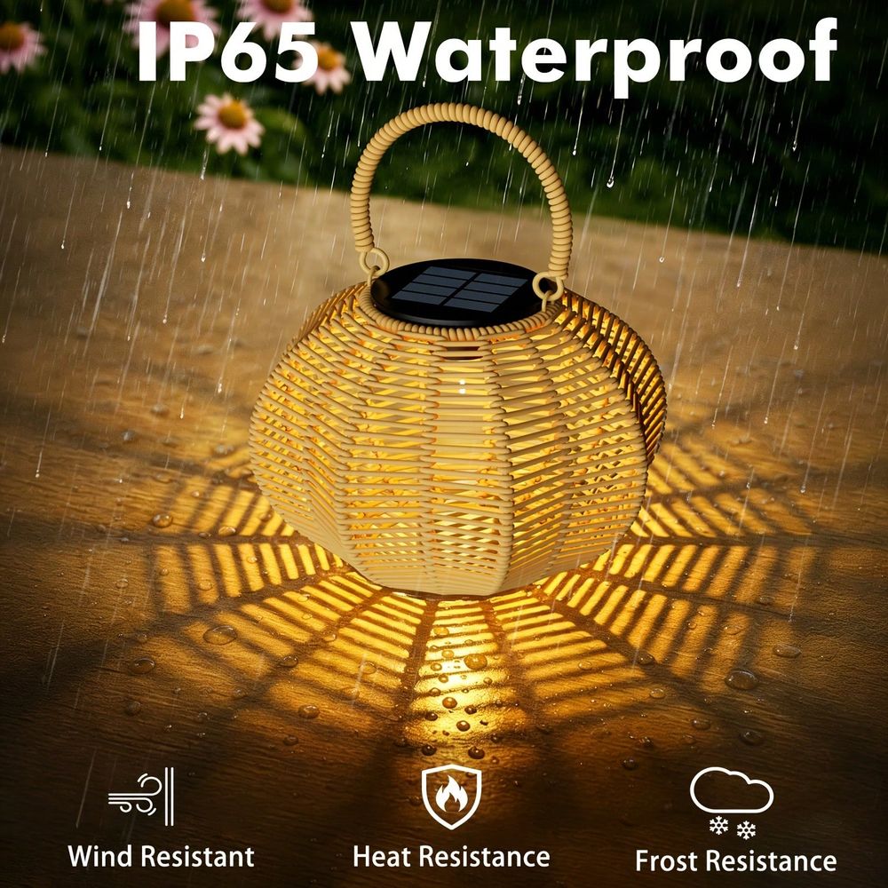 Rattan Solar Ambient Light For - đánh giá và giá Outdoor Lighting Wedding Decor