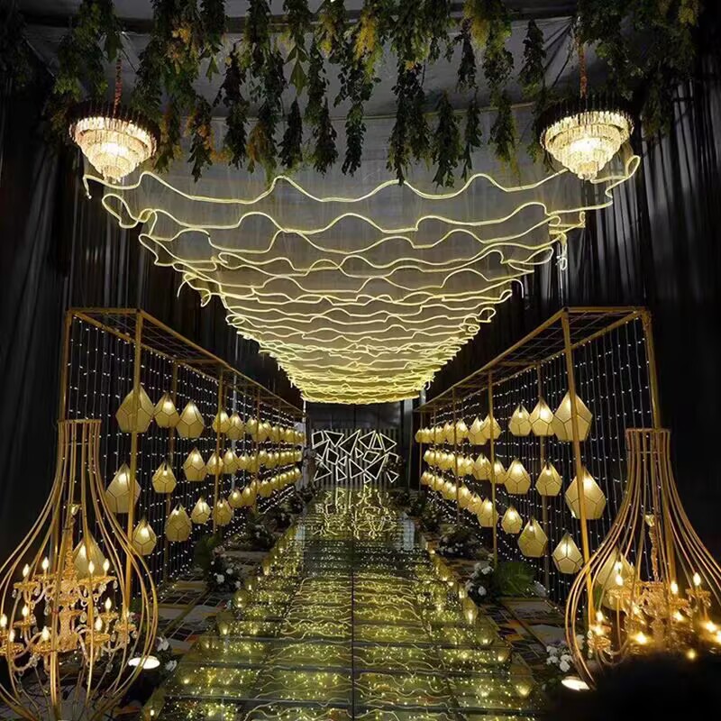Wedding Ceiling Decoration Out - đánh giá và giá Outdoor Lighting Wedding Decor