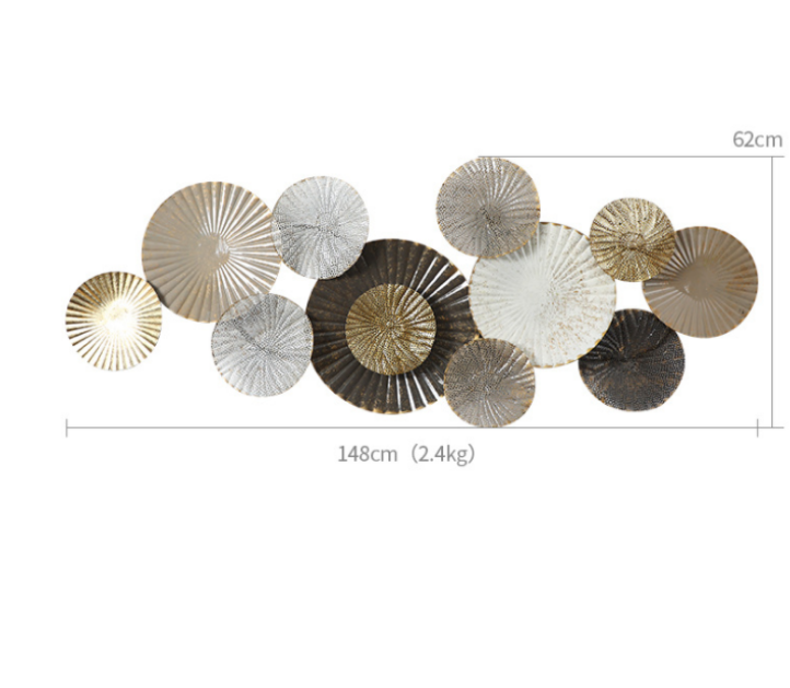-148x62cm Dropshipping Product - đánh giá và giá Lighting Metal Wall Decor