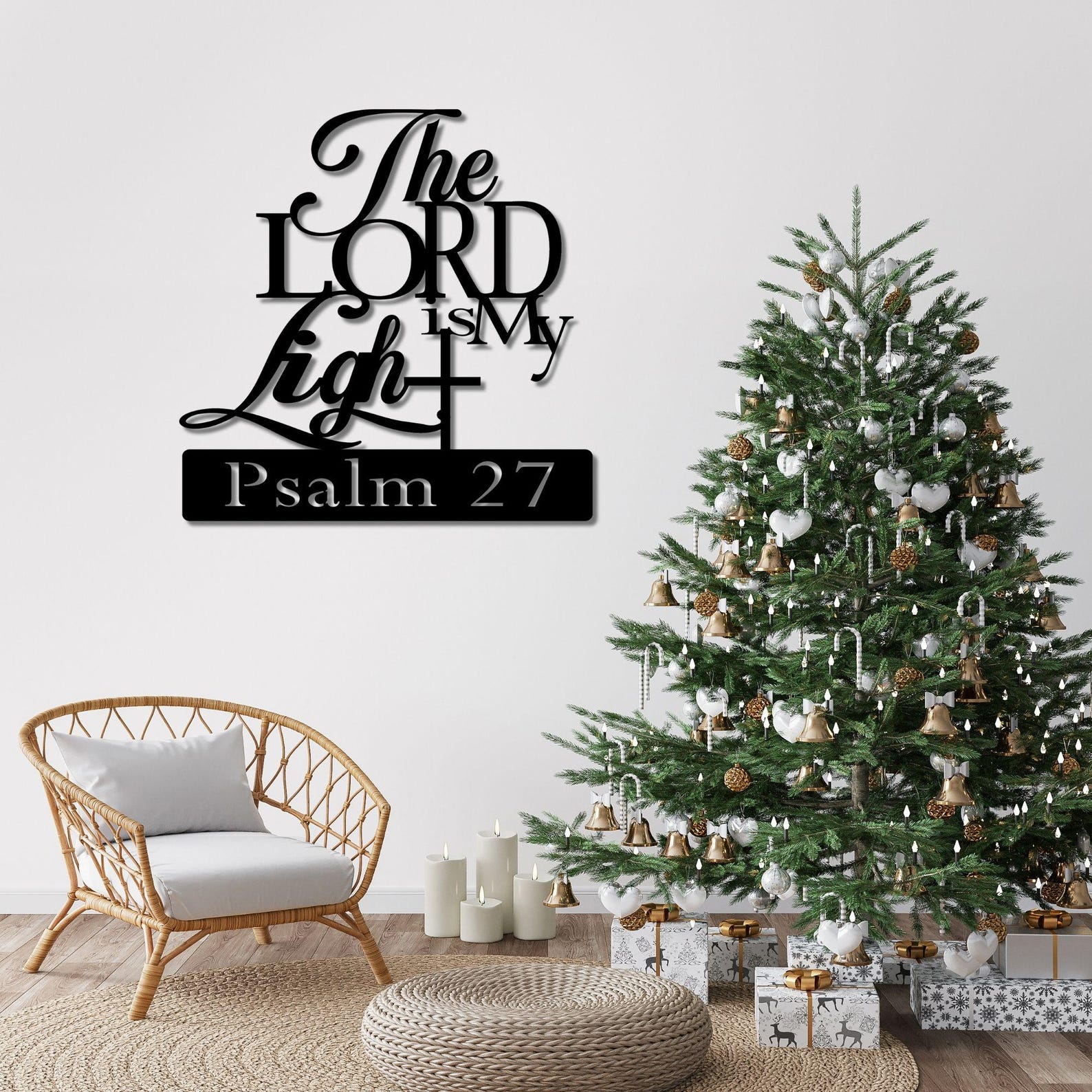 CIFBUY Iron Wall Art The Lord  - đánh giá và giá Lighting Metal Wall Decor