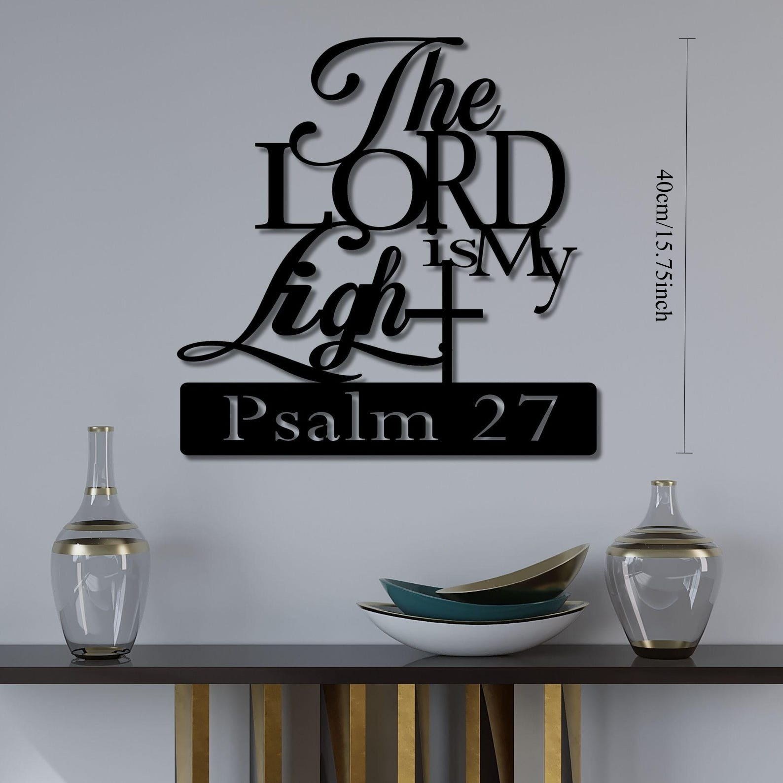 CIFBUY Iron Wall Art The Lord  - đánh giá và giá Lighting Metal Wall Decor