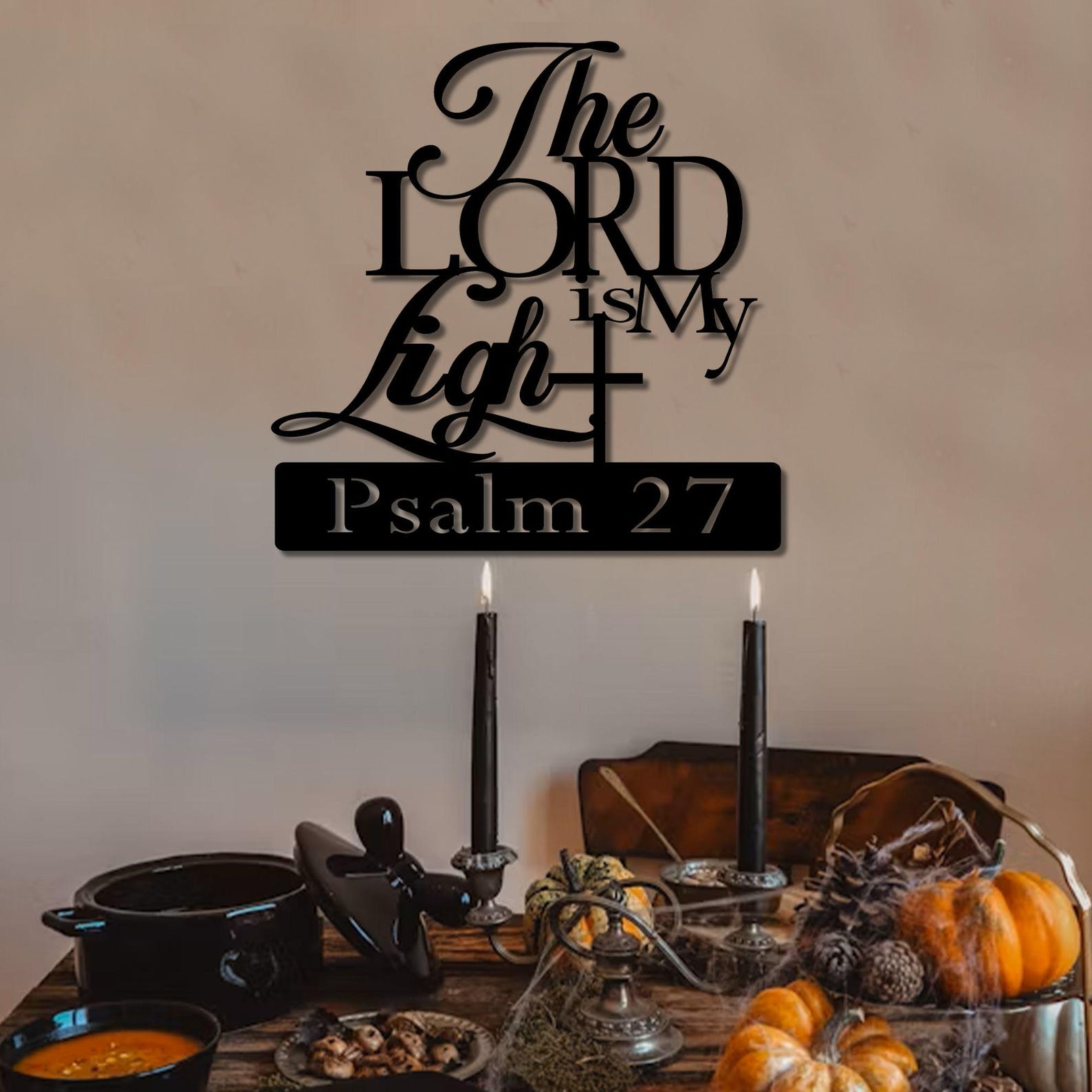 CIFBUY Iron Wall Art The Lord  - đánh giá và giá Lighting Metal Wall Decor