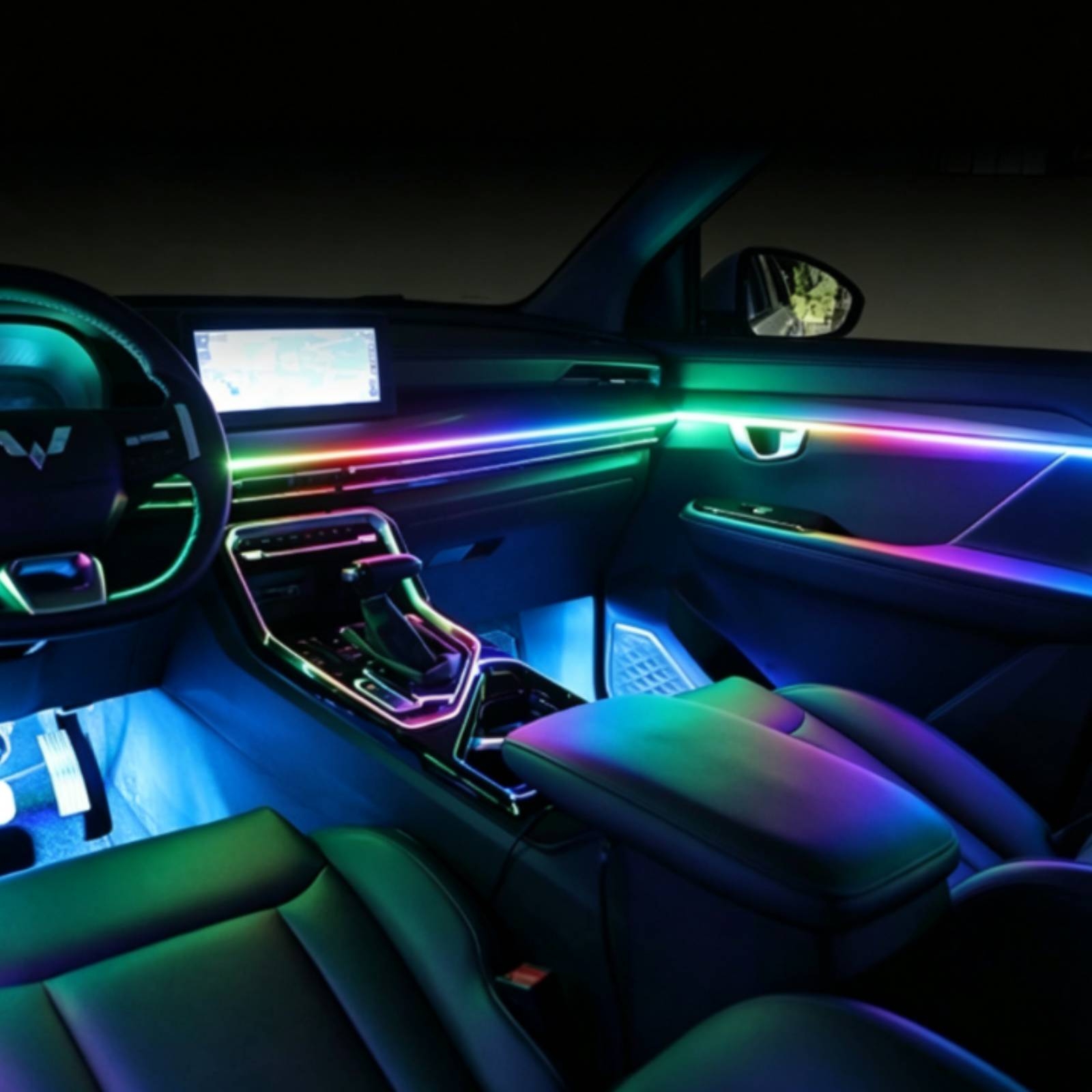 6 Pieces Acrylic Interior Car  - đánh giá và giá Ambient Led Strip